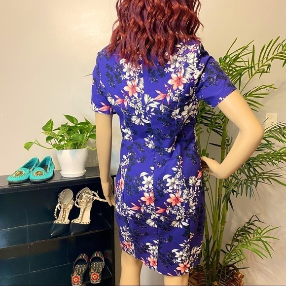 Women’s New Look Floral Printed Pencil Size US 8 UK12 women’s Dress. - Picture 2 of 11